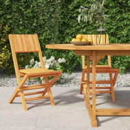 Detailed information about the product Folding Garden Chairs 2 Pcs 47x61x90 Cm Solid Wood Teak