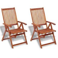 Detailed information about the product Folding Garden Chairs 2 Pcs Solid Acacia Wood Brown