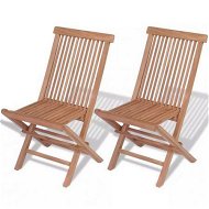 Detailed information about the product Folding Garden Chairs 2 Pcs Solid Teak Wood