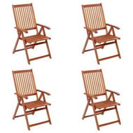 Detailed information about the product Folding Garden Chairs 4 Pcs Solid Acacia Wood