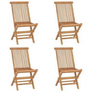 Detailed information about the product Folding Garden Chairs 4 Pcs Solid Wood Teak