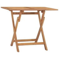 Detailed information about the product Folding Garden Dining Table 90x60x75 cm Solid Teak Wood