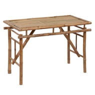 Detailed information about the product Folding Garden Table 115x50x75 Cm Bamboo