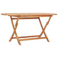 Detailed information about the product Folding Garden Table 160x80x75 Cm Solid Teak Wood