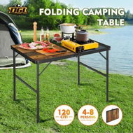 Detailed information about the product Folding Grill Table, Portable Camping Table with Extension Board,Height Adjustable Metal Table,Lightweight OutdoorTable for Camping, Picnic and BBQ