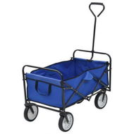 Detailed information about the product Folding Hand Trolley Steel Blue