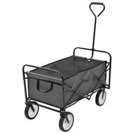 Detailed information about the product Folding Hand Trolley Steel Grey