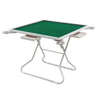 Detailed information about the product Folding Mahjong Table for Home with 4 Drawers and Cup Holders Green