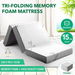 Folding Mattress Foam Trifold Sofa Bed Floor Portable Sleeping Mat Camp Guest Cushion Extra Thick Washable Bamboo Cover. Available at Crazy Sales for $159.96