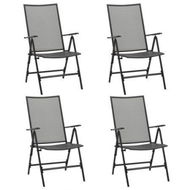 Detailed information about the product Folding Mesh Chairs 4 Pcs Steel Anthracite