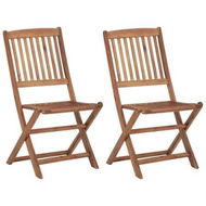 Detailed information about the product Folding Outdoor Chairs 2 Pcs Solid Acacia Wood