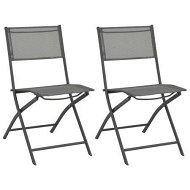 Detailed information about the product Folding Outdoor Chairs 2 Pcs Steel And Textilene