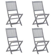 Detailed information about the product Folding Outdoor Chairs 4 Pcs Solid Acacia Wood