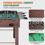 Detailed information about the product Foosball Table 48 inch Standard Size Foosball Table Indoor Full Size Foosball Table for Home Family and Game Room Soccer with Foosball Table Set Includes 2 Balls and 2 Cup Holders