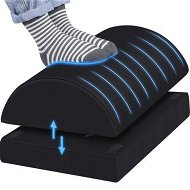 Detailed information about the product Foot Rest for Under Desk at Work-Versatile Foot Stool with Washable Cover-Comfortable Footrest with 2 Adjustable Heights for Car,Home and Office to Relieve Back,Lumbar,Knee Pain-Black