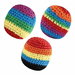 Footbags Set of 3,Hand-Made Knitted Footbags,Multicolor,Sand Fill,Ages 3+ (Random Color+3PCS). Available at Crazy Sales for $9.99