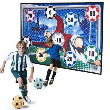 Football Throwing Target Sticky Soccer Throwing Target Game Sports Game Toys Garden Lawn Outdoor and Indoor, Soccer Toys Gift for Children, Boys, Girls