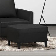 Detailed information about the product Footstool Black 60x50x41 cm Faux Leather