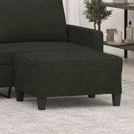 Detailed information about the product Footstool Black 70x55x41 cm Fabric