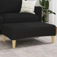 Detailed information about the product Footstool Black 77x55x31 cm Fabric