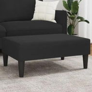 Detailed information about the product Footstool Black 77x55x31 cm Velvet