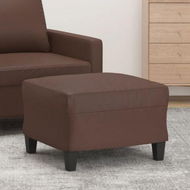 Detailed information about the product Footstool Brown 60x50x41 Cm Faux Leather