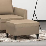 Detailed information about the product Footstool Cappuccino 60x50x41 cm Faux Leather