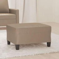 Detailed information about the product Footstool Cappuccino 70x55x41 cm Faux Leather