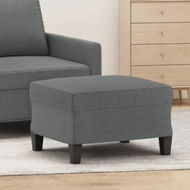 Detailed information about the product Footstool Dark Grey 60x50x41 cm Fabric