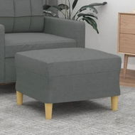 Detailed information about the product Footstool Dark Grey 60x50x41 cm Fabric