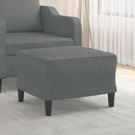 Detailed information about the product Footstool Dark Grey 60x50x41 cm Fabric