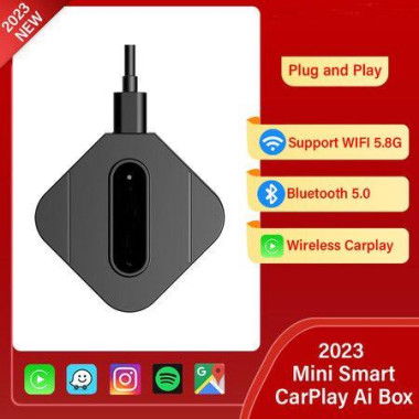 For Apple Carplay AI Box Car Wired CarPlay To Wireless CarPlay Android Auto Fast Connect Smart Mini AI Box USB Plug And Play