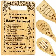 Detailed information about the product For Best Friend Cutting Board Set Bamboo Chopping Board EcoFriendly ChefGrade Birthday Friendship Gifts Women Friends Bestie Female Sister Anniversary Christmas Kitchen Present