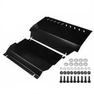 Detailed information about the product For Mitsubishi Triton ML MN 2006-2015 3mm Bash Plate 2Pcs Powder Coated Black HEAVY DUTY