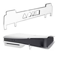 Detailed information about the product For Ps5 Slim Transparent Acrylic Stand Host Horizontal Desktop Placement Bracket