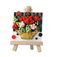 Detailed information about the product Forever Flowers Bouquet Set, 845 Pieces Home Flower Decor Plant Building Kits, Botanical Collection Building Toys Gifts for Teens Kids