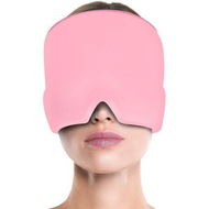 Detailed information about the product Form Fitting Head Gel Ice Cap Cold Therapy Ice Head Wrap Ice Pack Mask Cold Cap-Pink