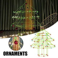 Detailed information about the product Fort Building Kit For Kids To DIY 3D Christmas Tree House Learning Toys Parent-kids Communication Imagination Game Gift