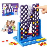 Detailed information about the product Four Wins with Spin Connect 4 Spin Game 4 in a Row Game with Functions Spinning Battle Strategy Game for 2 Players Board Games for Kids 6+ Years