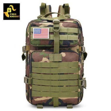 Free Knight 9252 Military Tactical Backpack With US Flag Patch