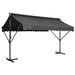 Free Standing Awning 400x300 cm Anthracite. Available at Crazy Sales for $529.95