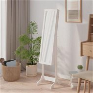 Detailed information about the product Free-Standing Mirror White 34x37x146 Cm
