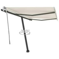 Detailed information about the product Freestanding Manual Retractable Awning 300x250 cm Cream