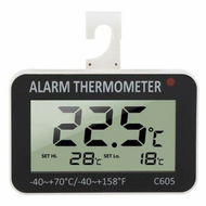 Detailed information about the product Fridge Thermometer Digital Freezer Temp Tester Alarm LCD Display With Hook