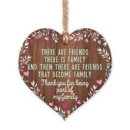 Detailed information about the product Friends PlaqueFriends That Are Family Wooden Heartgifts For Friends Womenbest Friend Plaquehug Gifts Motivational Miss You Giftbirthday Christmas