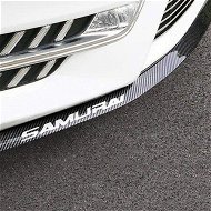 Detailed information about the product Front Lip HengJia Auto Parts 2.5m/8.2ft Car Carbon Fiber Front Lip (Carbon Black)