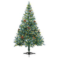 Detailed information about the product Frosted Pre-lit Christmas Tree with Pinecones 150 cm