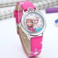 Detailed information about the product Frozen Cartoon Quartz Watch for Girls - Authentic Student Watch with Lovely Princess Design