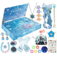 Detailed information about the product Frozen Princess Advent Calendar Surprise Box for Girls Gifts With Gloves Bags Hairband Hair Clips Christmas Gift