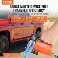 Detailed information about the product Fuel Transfer Pump 12V 5.3 GPM 1/10 HP Diesel Pump with Auto Fuel Nozzle